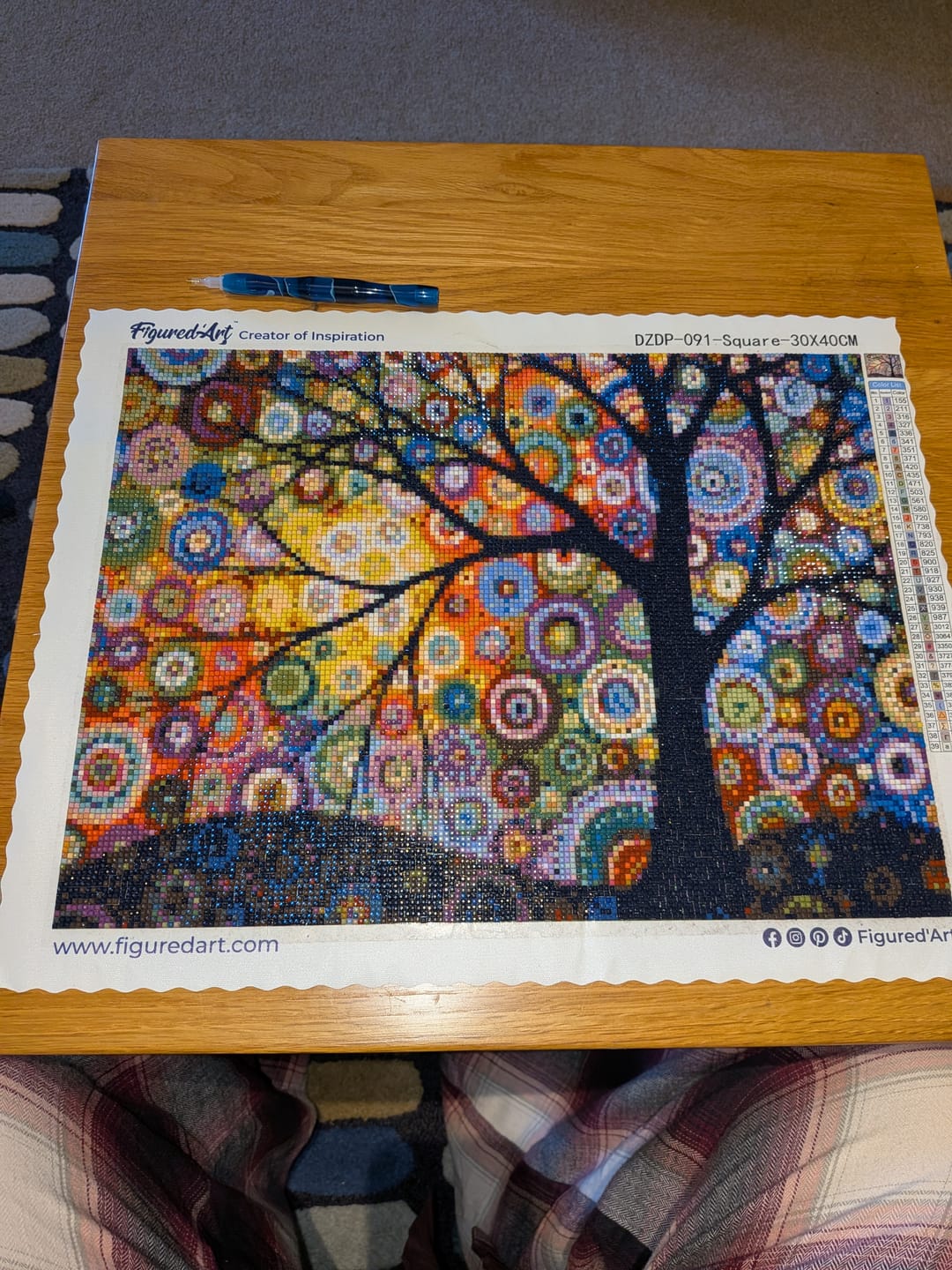 Customer photo review of Broderie Diamant - Arbre de Vie