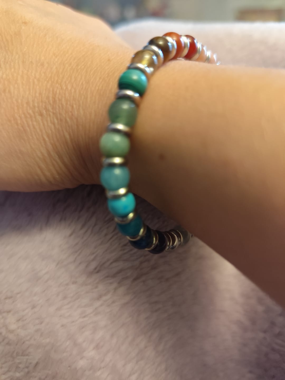 Customer photo review of Bracciale Saturno Alchimia da 6mm