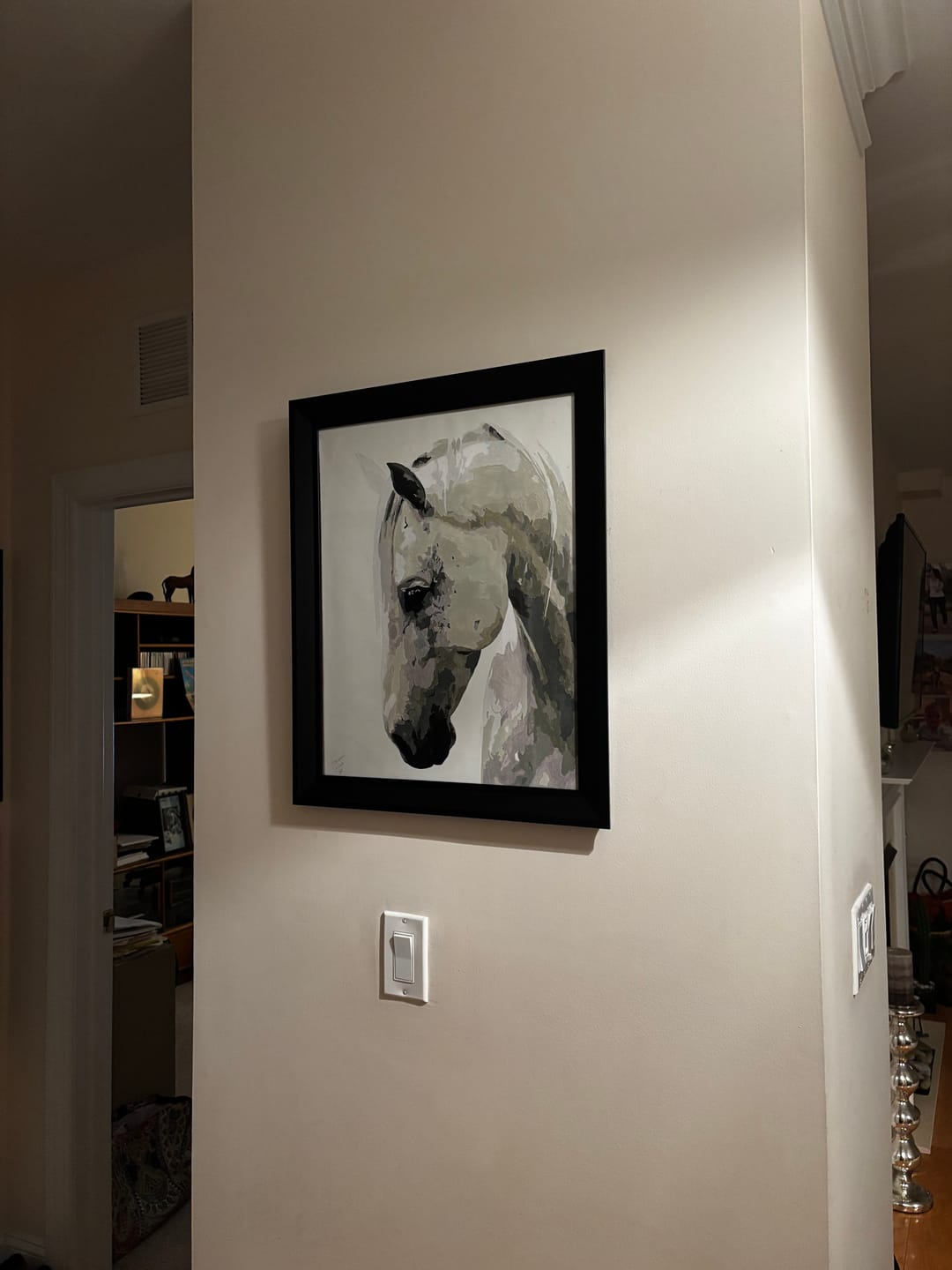 Customer photo review of Noble White | Paint by Number