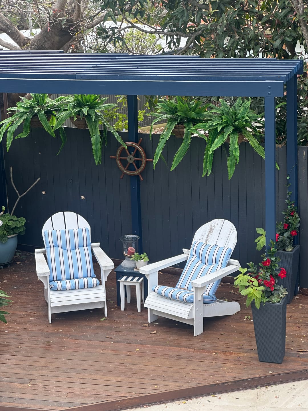 Customer photo review of Hanging Artificial Boston Fern - 100cm