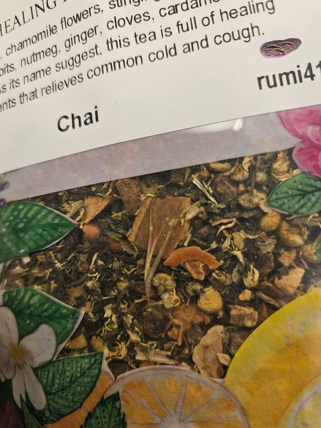 Customer photo review of Herbal Chai - Loose Leaf
