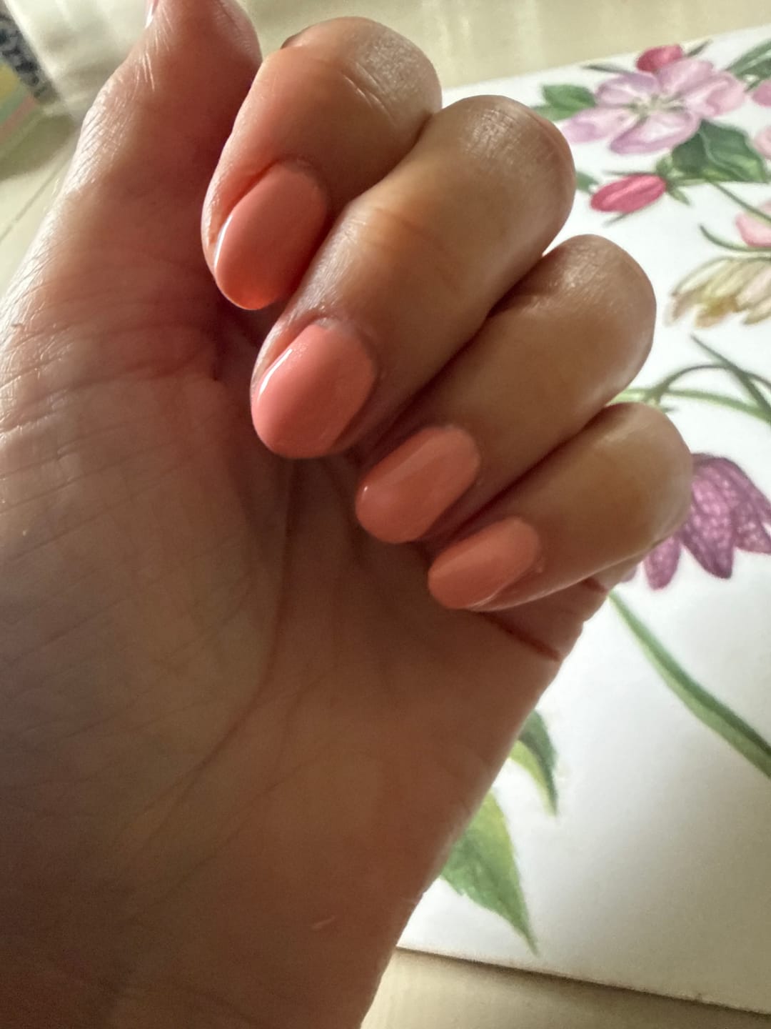 Customer photo review of Gel polish Studios, ballet coral,  8ml