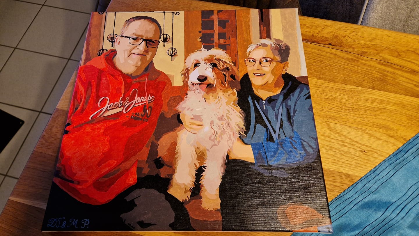 Customer photo review of Eigenes Foto - Malen nach Zahlen