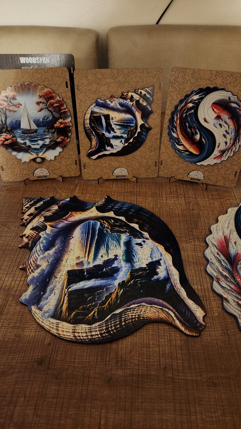 Customer photo review of Gizli Cennet - Ahşap Puzzle