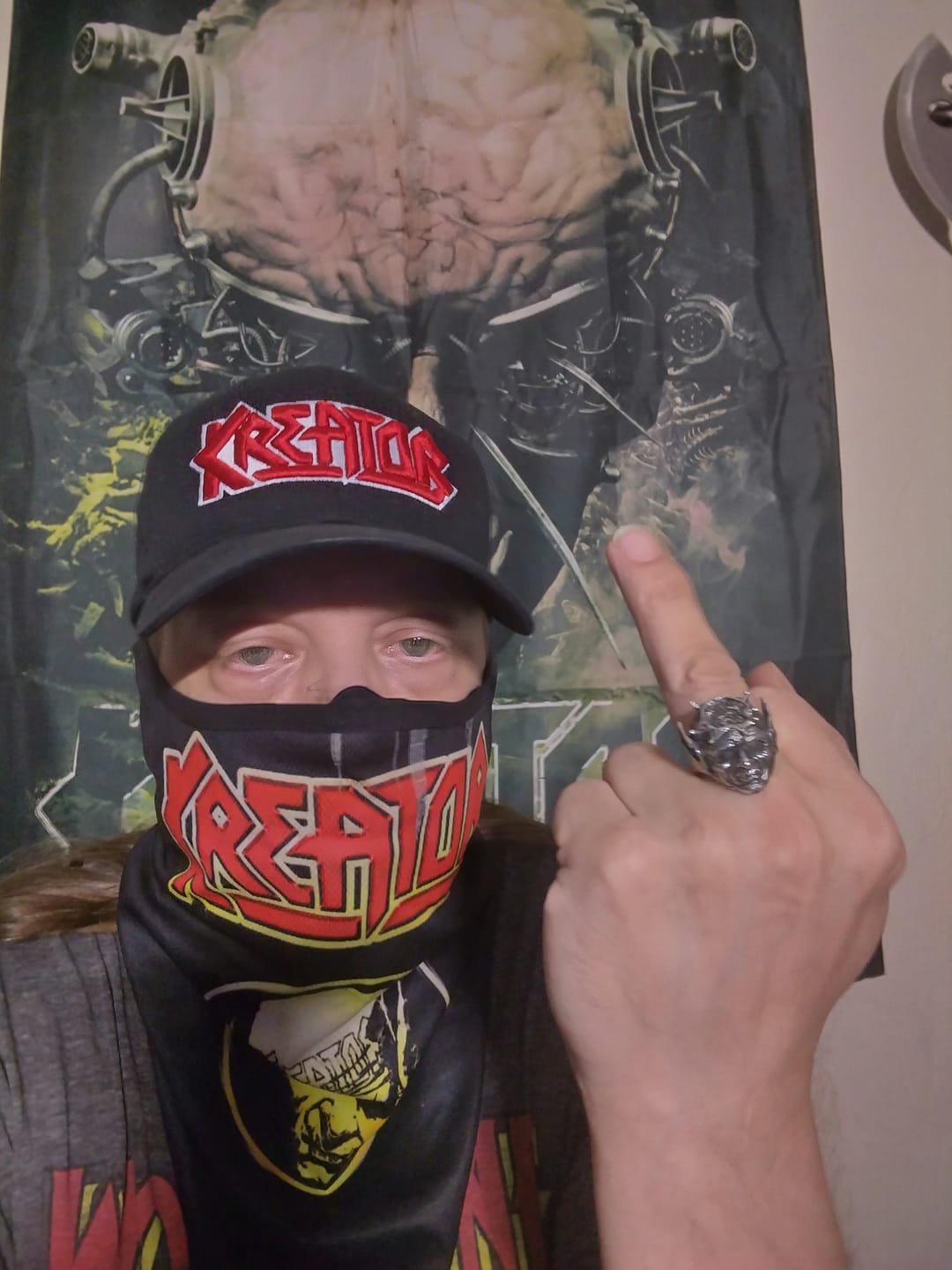 Customer photo review of Kreator - Coma Of Souls - Sterling Silver Ring (Limited Edition)
