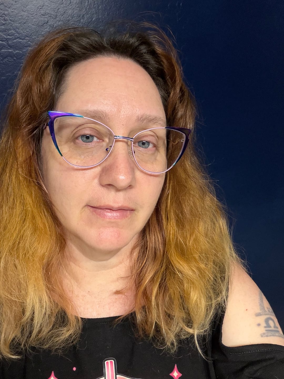 Customer photo review of Mael Eyeglasses