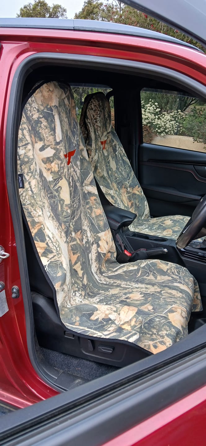 Customer photo review of Waterproof Car Towel Seat Cover