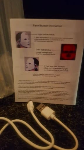 Customer photo review of NYSTOX LED MASK