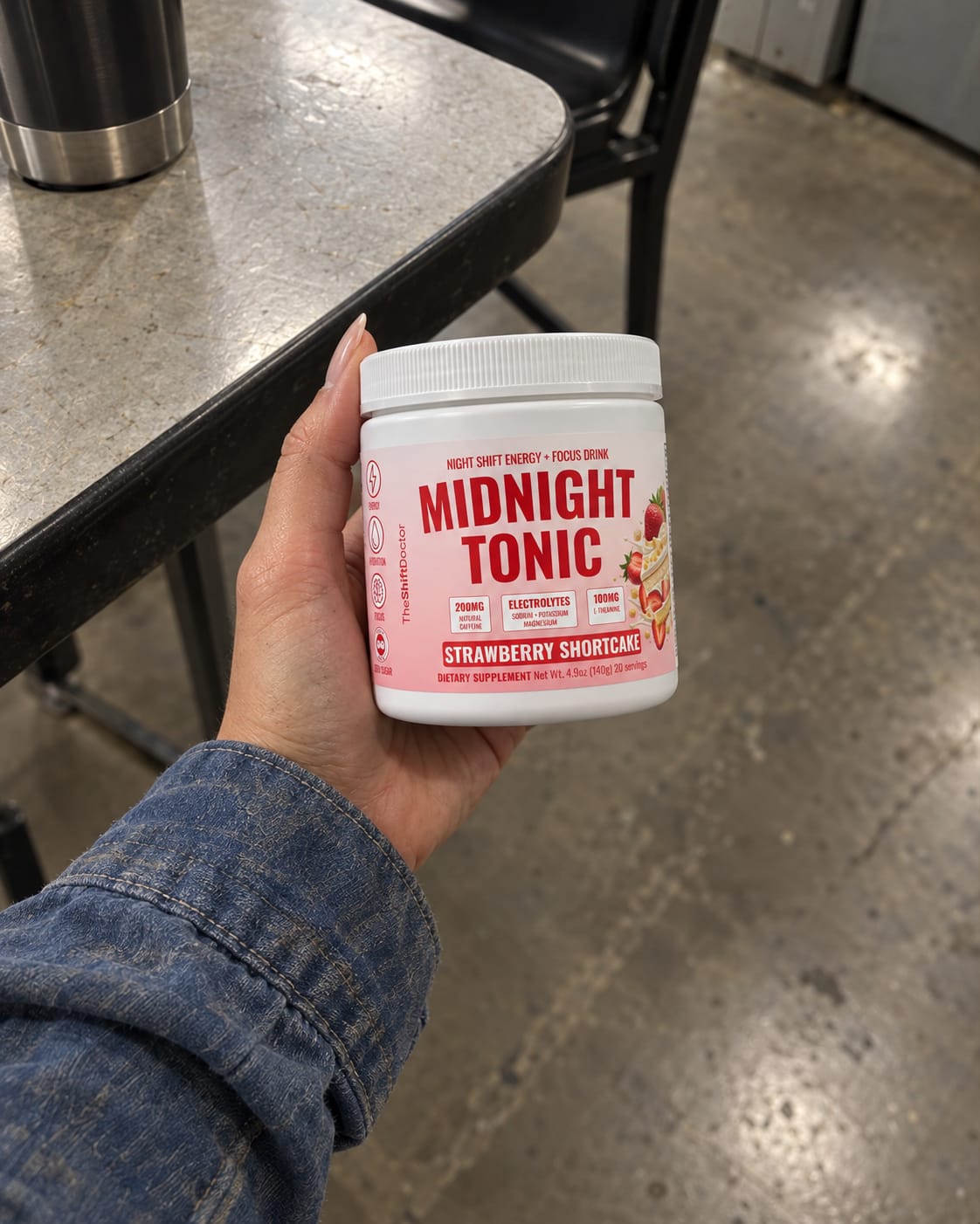 Customer photo review of Midnight Tonic - Tropical Blue