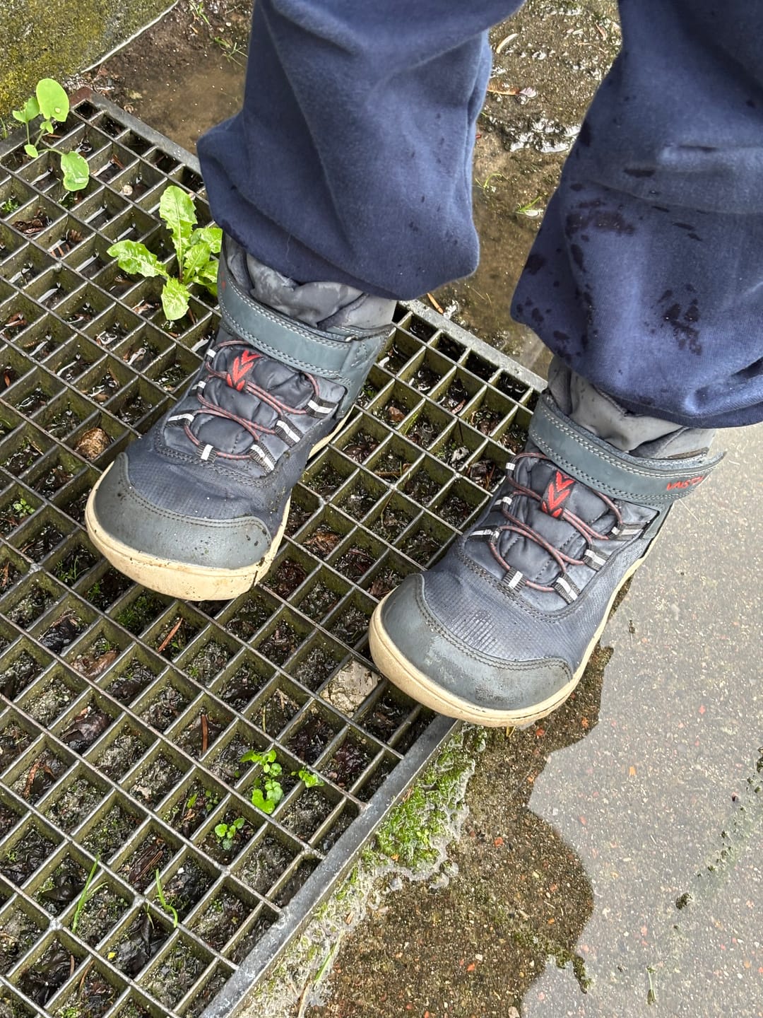 Customer photo review of Vaistoa Kaste Kids | Waterproof Barefoot Sneakers