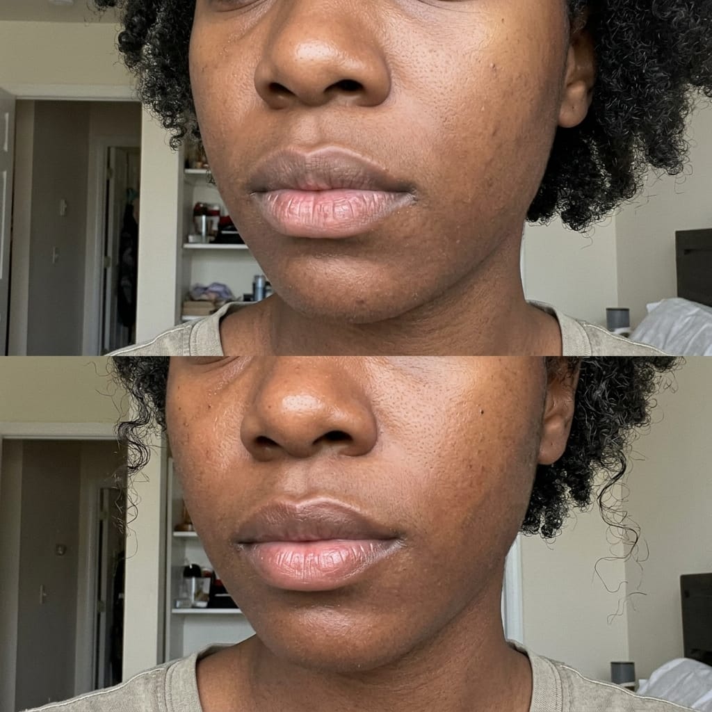 Customer photo review of Korean  Lip-Peel-Off Mask