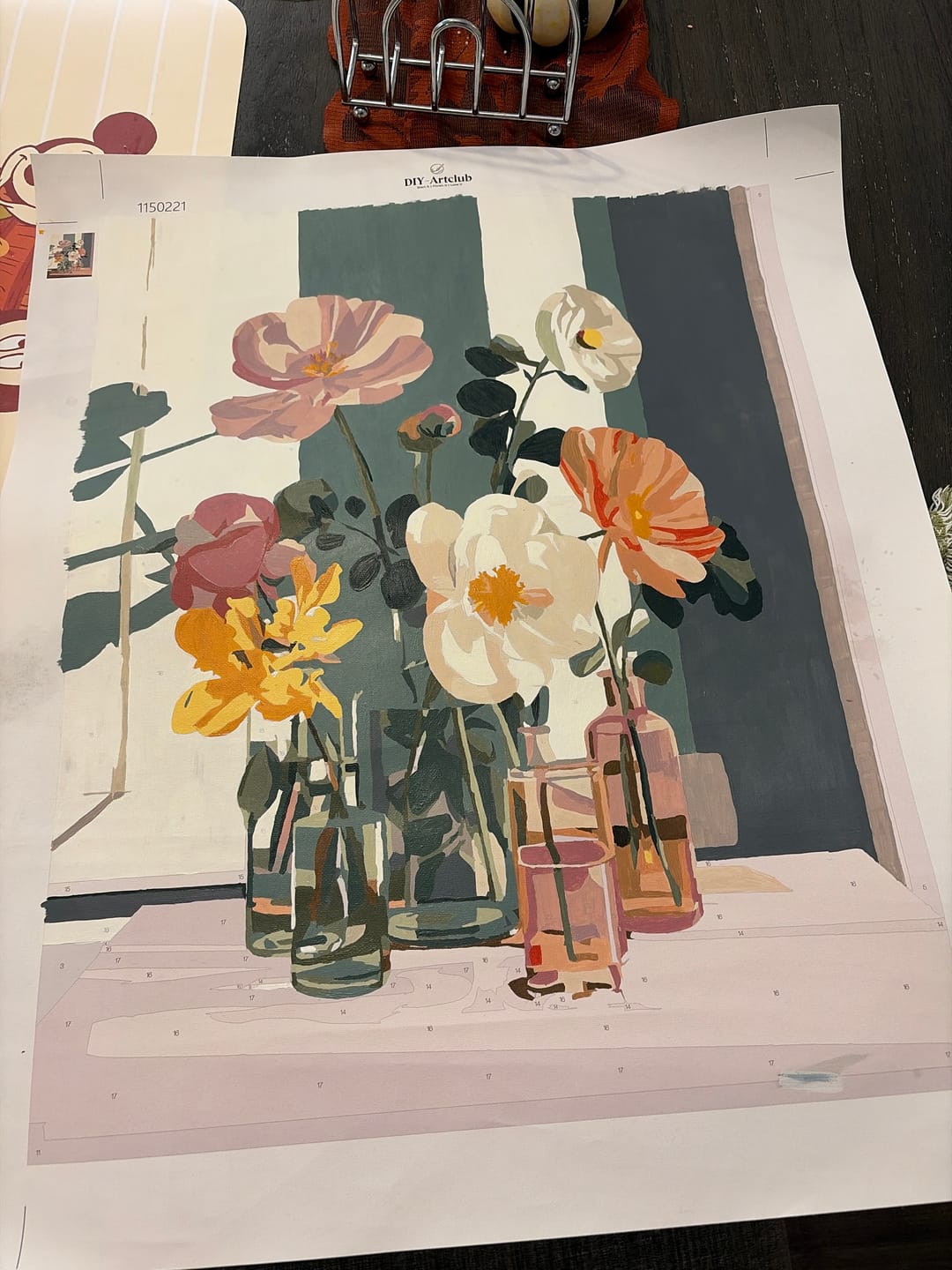 Customer photo review of Beauty in glass | Paint by Number