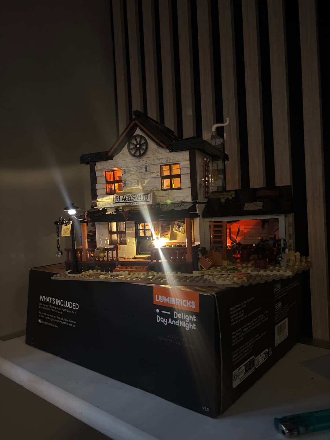 Customer photo review of Old West Blacksmith by LumiBricks