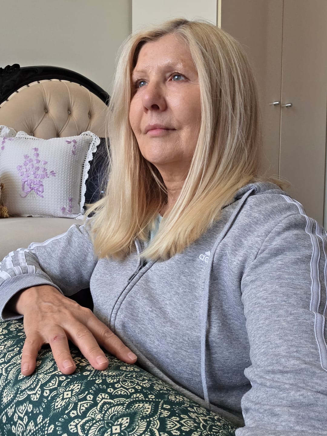 Customer photo review of Pranayama Yoga Pillow | Mandala | Trekking Green