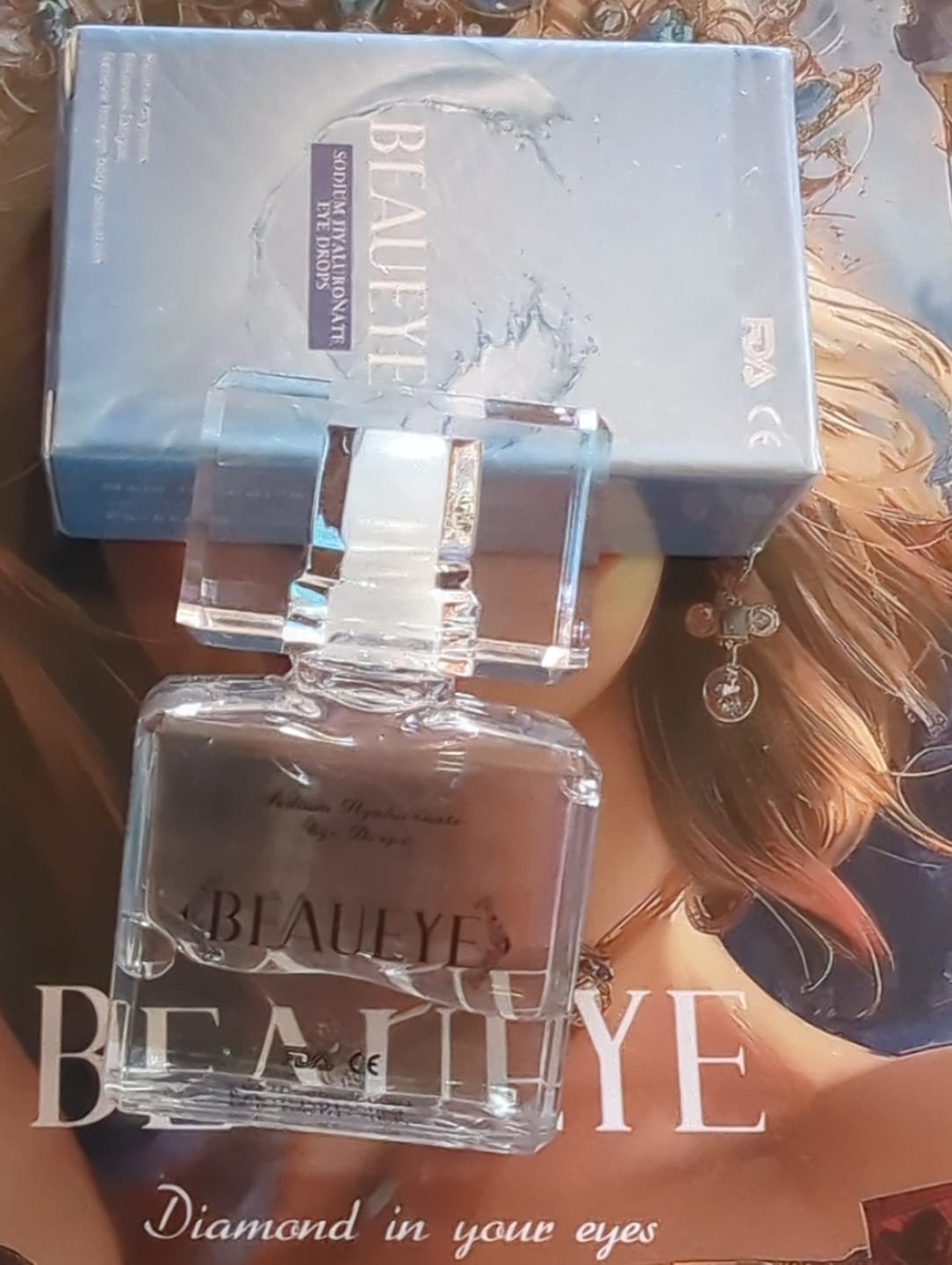 Customer photo review of BEAUEYE Audrey Sodium Hyaluronate Eye Drops (10 ml)