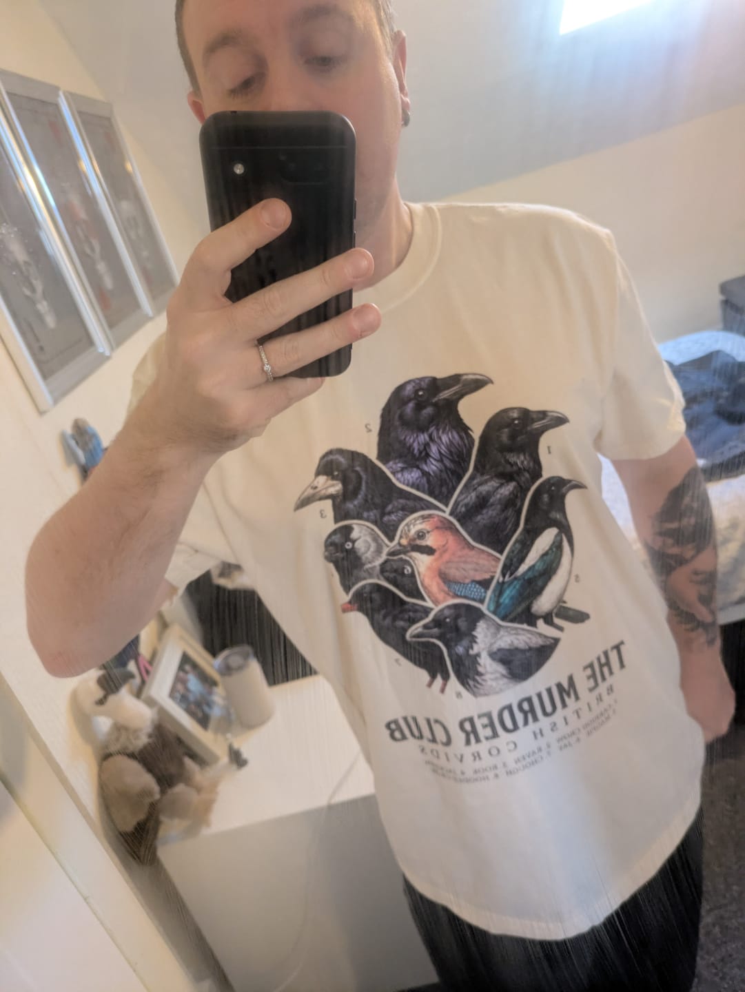 Customer photo review of The Murder Club Comfort Colors® Tee