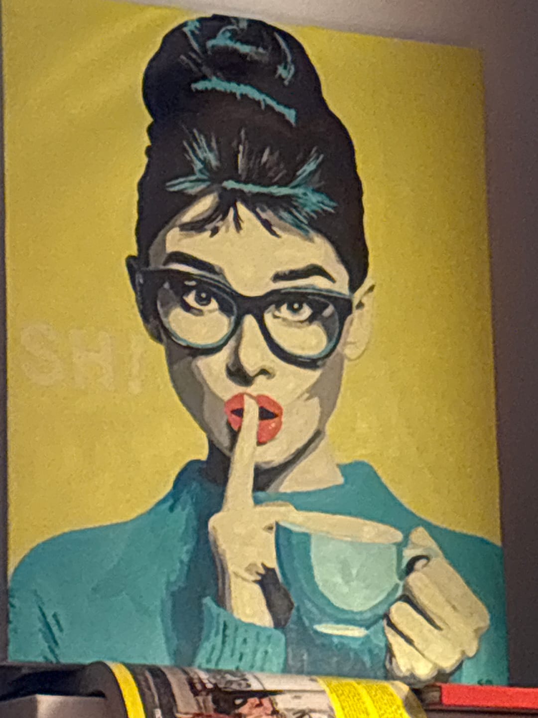 Customer photo review of Retro Shake | Paint by Number