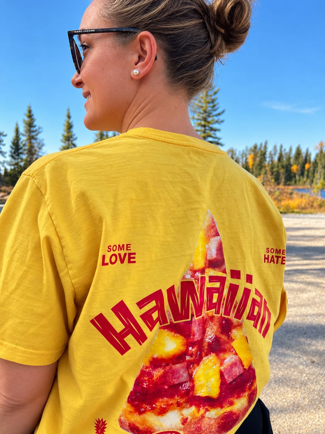 Customer photo review of Hawaiian Pizza Origins Vintage Wash Heavyweight T-shirt