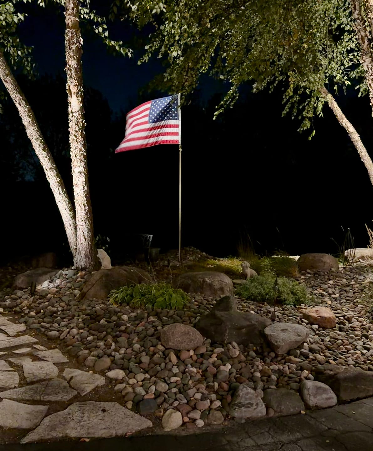 Customer photo review of 4' x 6' American Flag