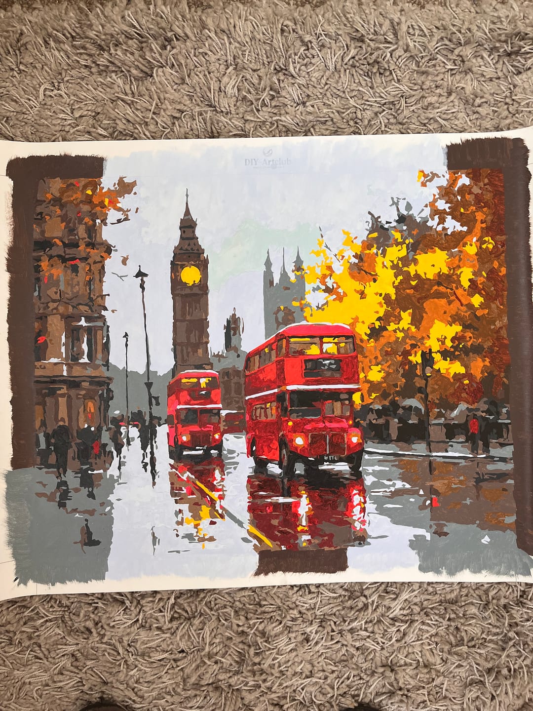 Customer photo review of Timeless London | Paint by Number
