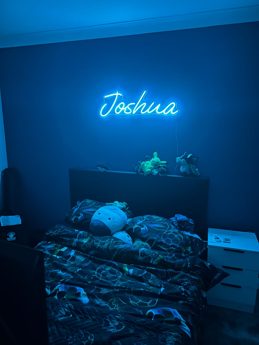 Customer photo review of Custom Neon: Joshua