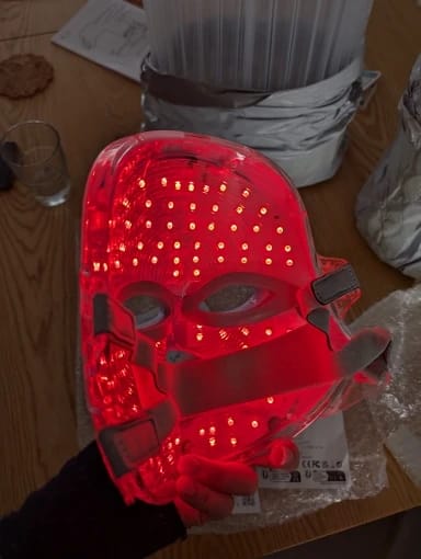 Customer photo review of NYSTOX LED MASK