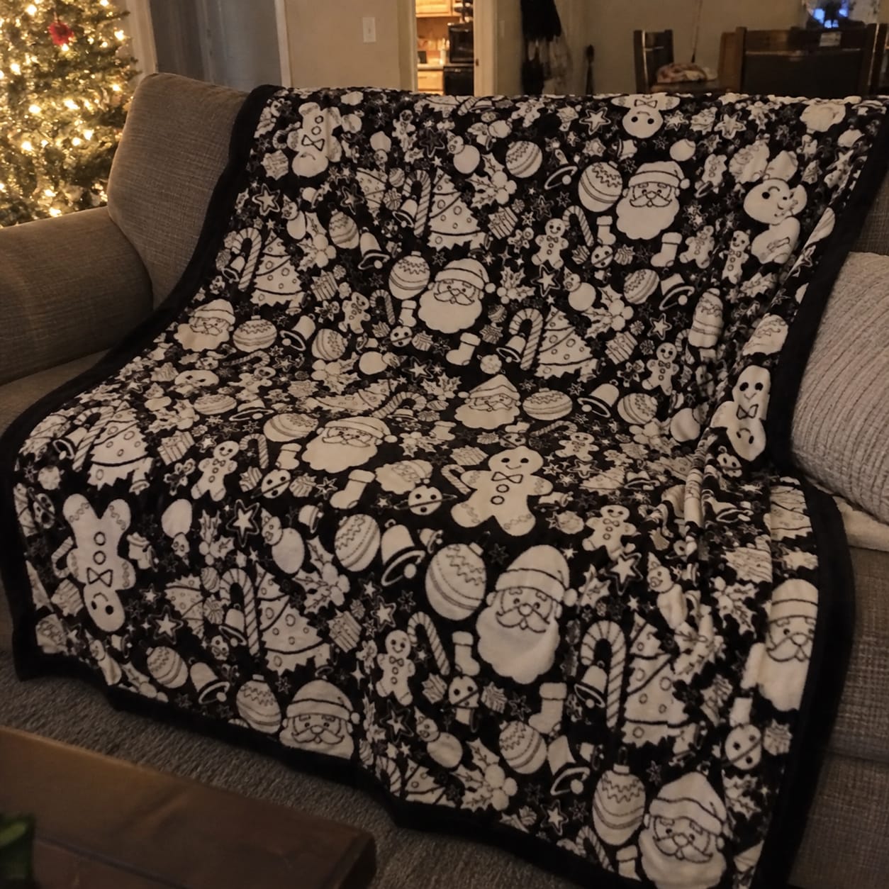 Customer photo review of Color & Cuddle Blanket