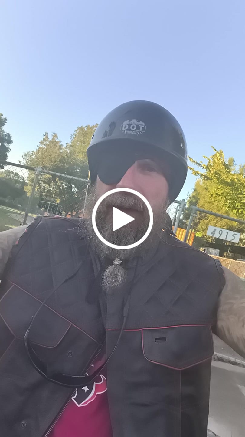 Customer video review of Low Profile Reversible DOT Polo Helmet / Gloss Black
