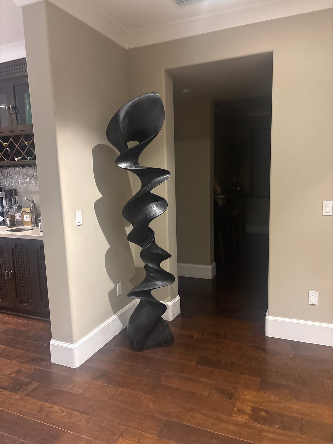 Customer photo review of Large Wooden Sculpture #WAB401