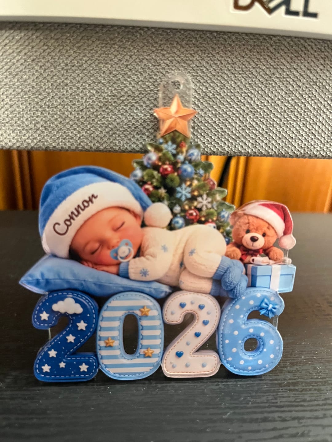Customer photo review of Our Greatest Blessing Ever - Personalized Acrylic Custom Shape Ornament