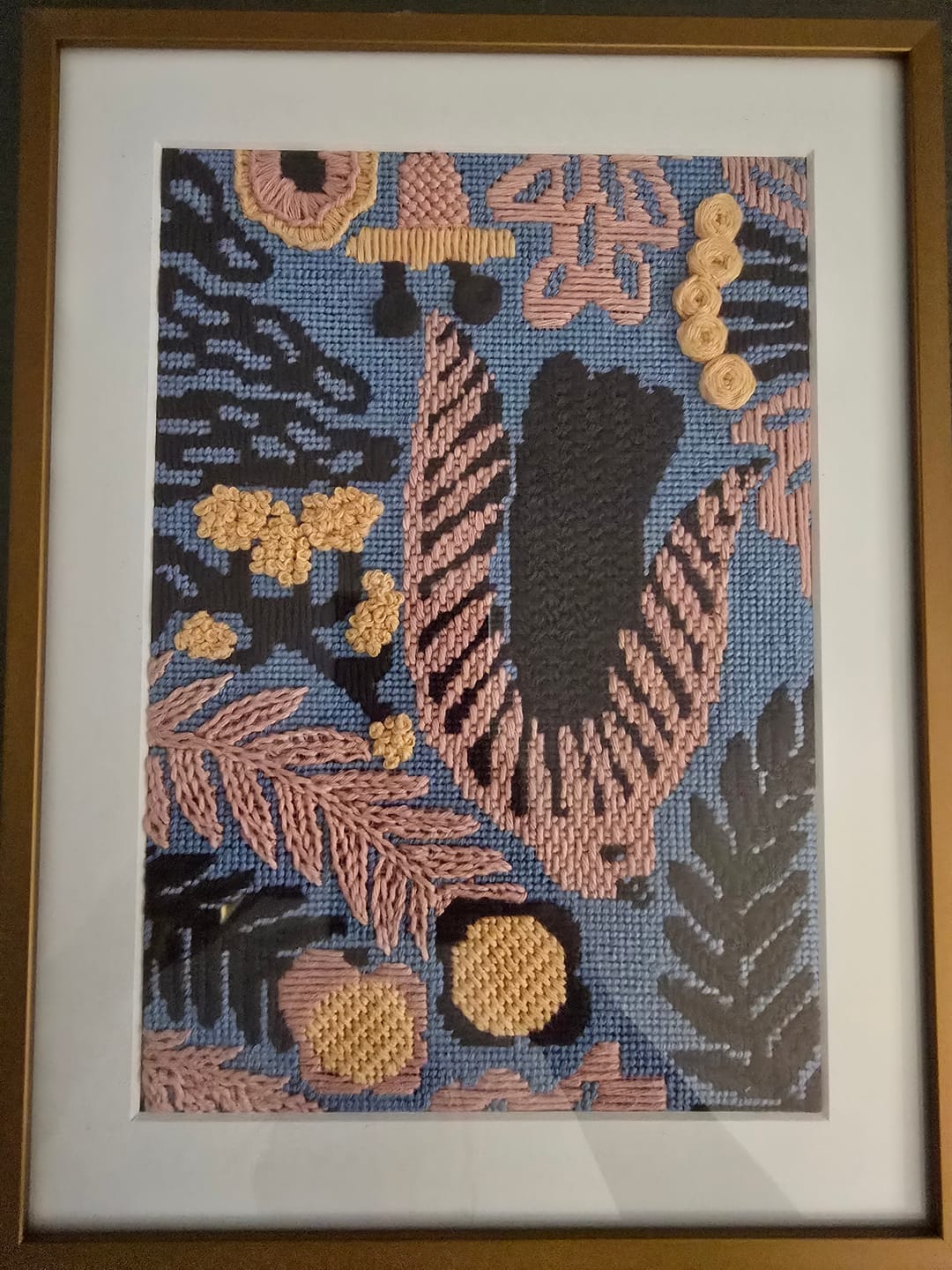 Customer photo review of Summer Day Needlepoint Kit