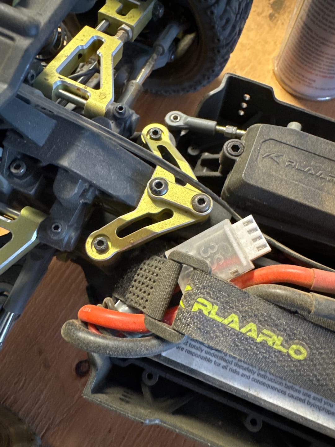 Customer photo review of Aluminum Upper Steering Saver Fixed Part For RZ001 and 1/10 Rally Car