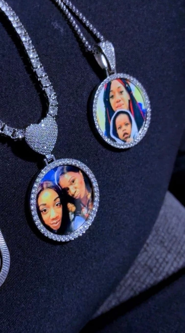 Customer photo review of PICTURE PERFECT PHOTO PENDANT NECKLACE