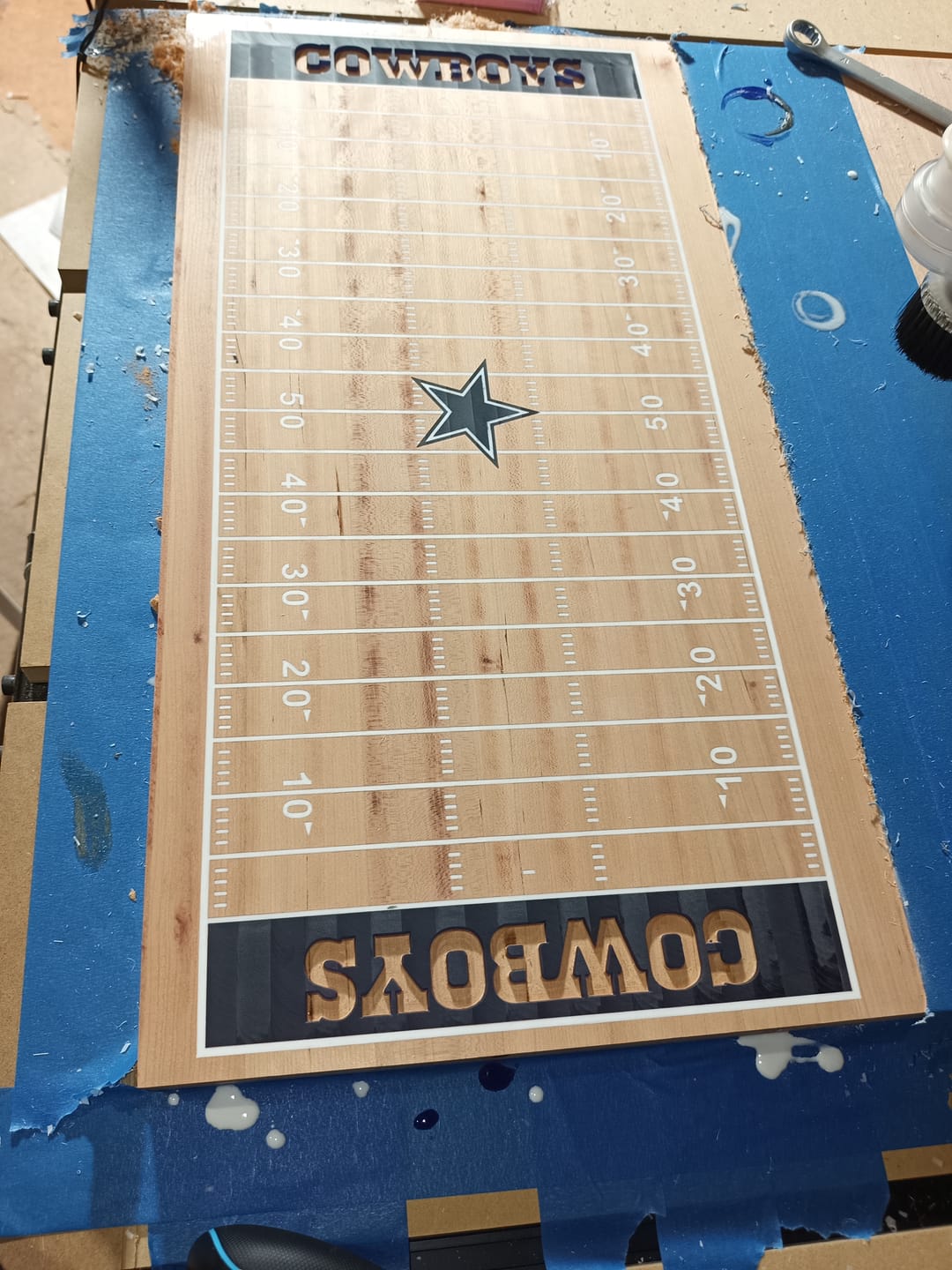 Customer photo review of Game Day Board CNC Kit