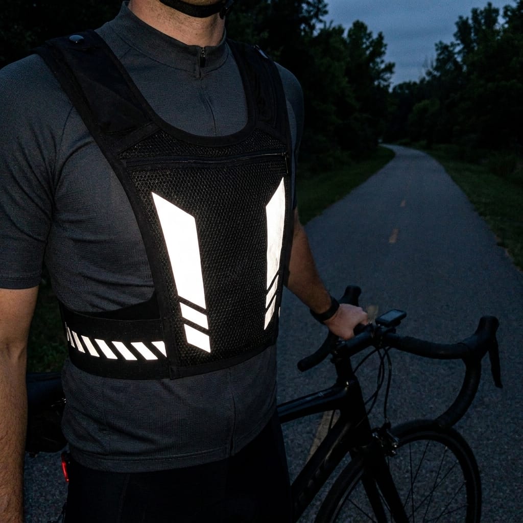 Customer photo review of Hands-Free Reflective Running Vest