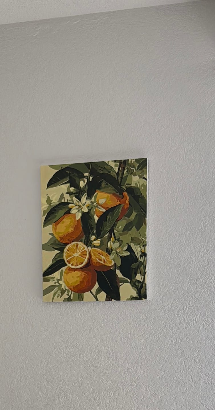 Customer photo review of Malen nach Zahlen - Blühende Zitrusfrüchte