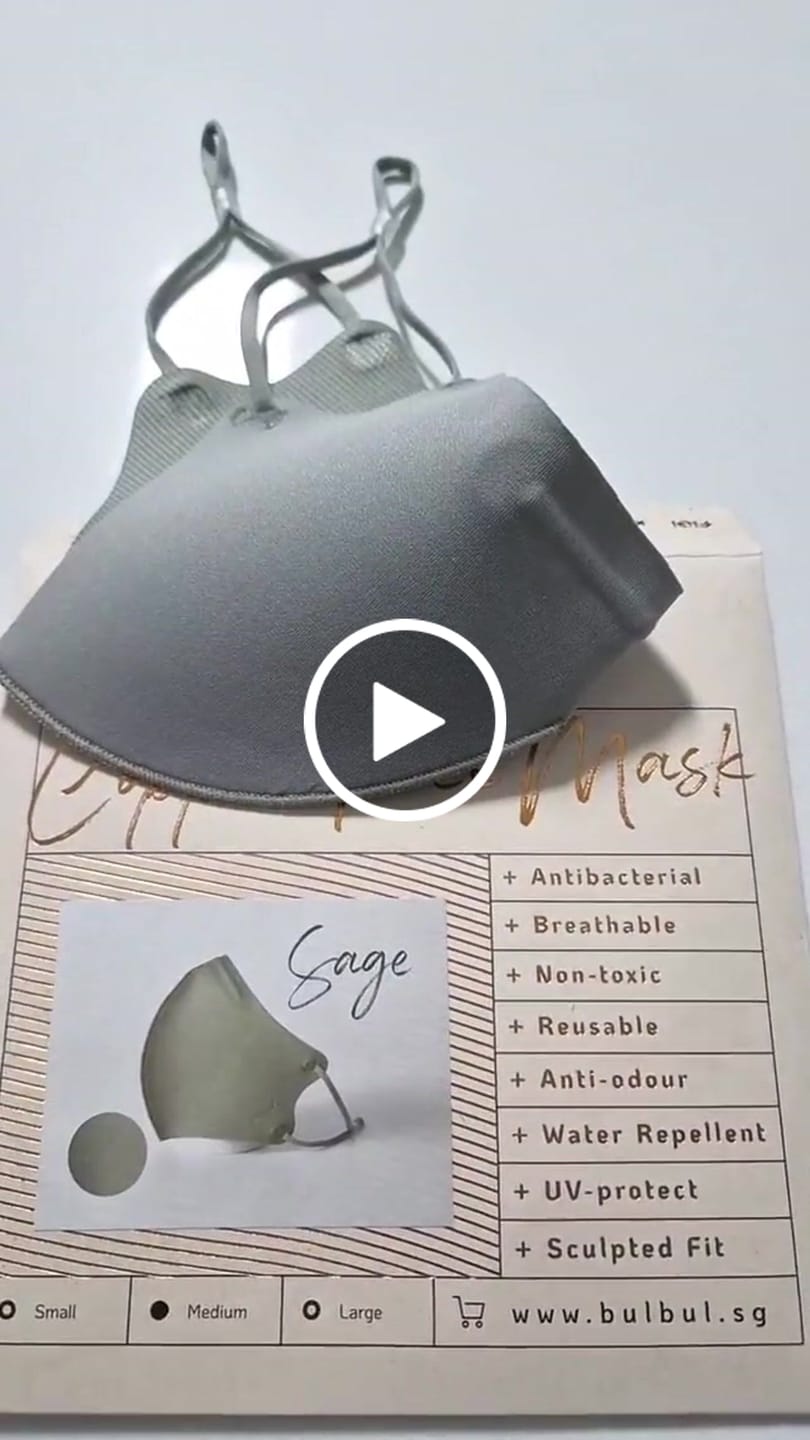 Customer video review of Reusable Copper Face Mask