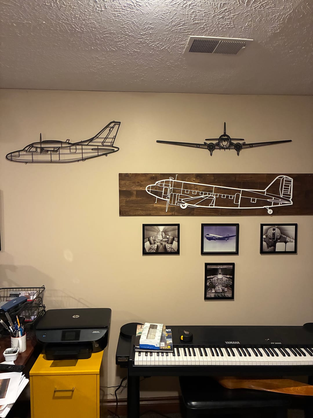 Customer photo review of MU-2K Silhouette Metal Wall Art