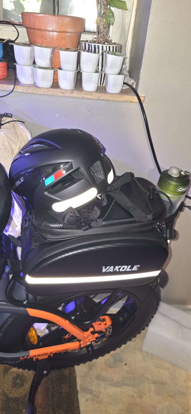Customer photo review of Bike Accessories Combo