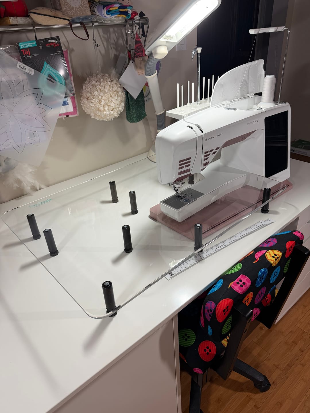 Customer photo review of Sew Steady Sewing Machine Extension Table