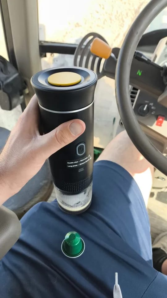 Customer photo review of Cafetera Portátil 3 en 1 | Brenela TM