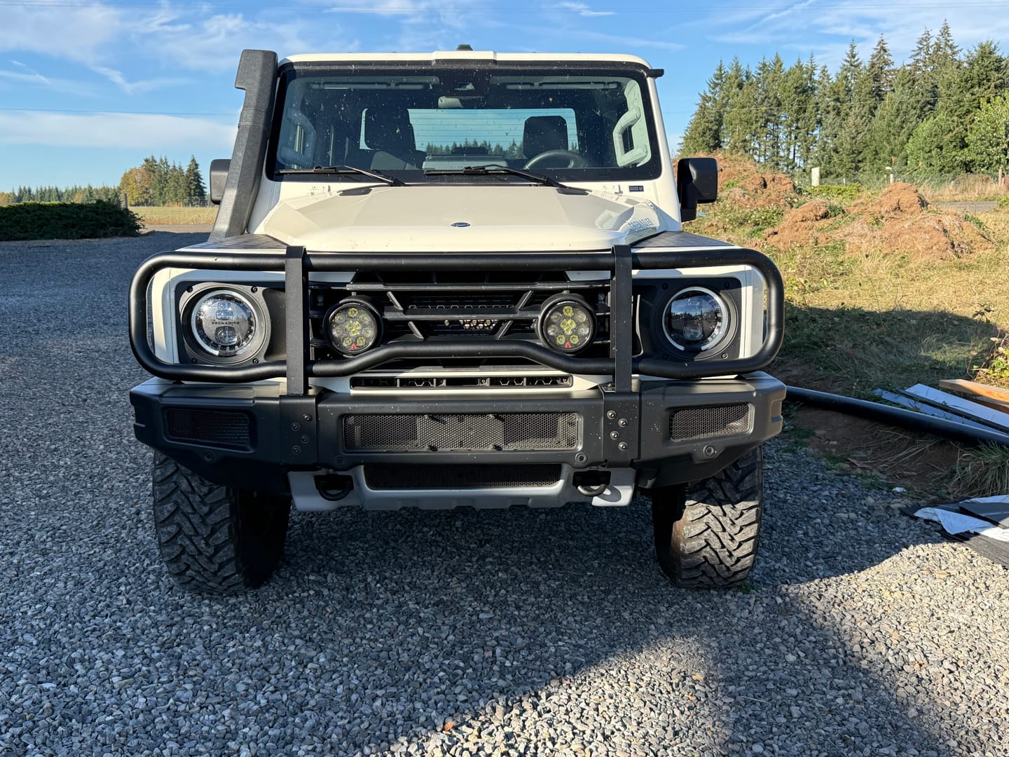 Customer photo review of Ineos Grenadier Bull Bar