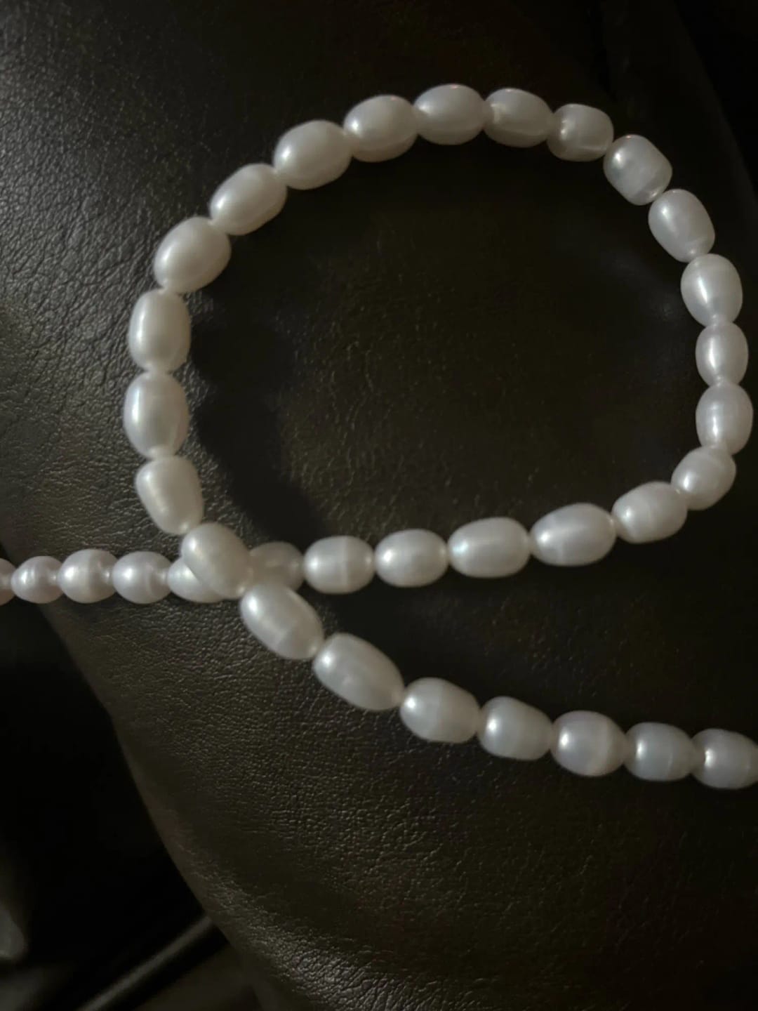 Customer photo review of Charlotte's Pearl Collar