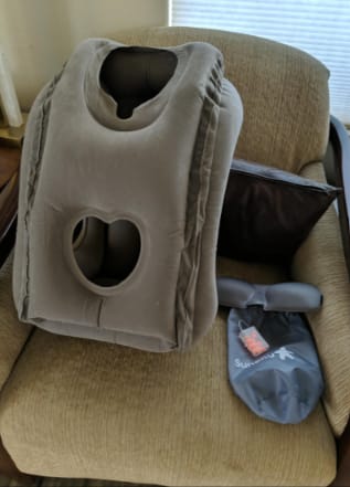 Customer photo review of CozyCloud™ - Almohada de Viaje Inflable