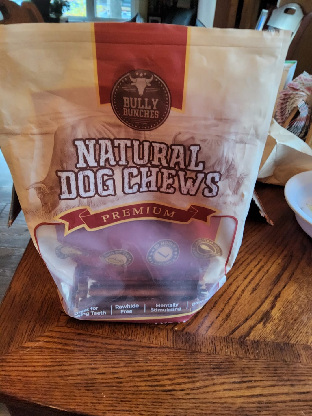 Customer photo review of 6 Inch Standard Bully Stick