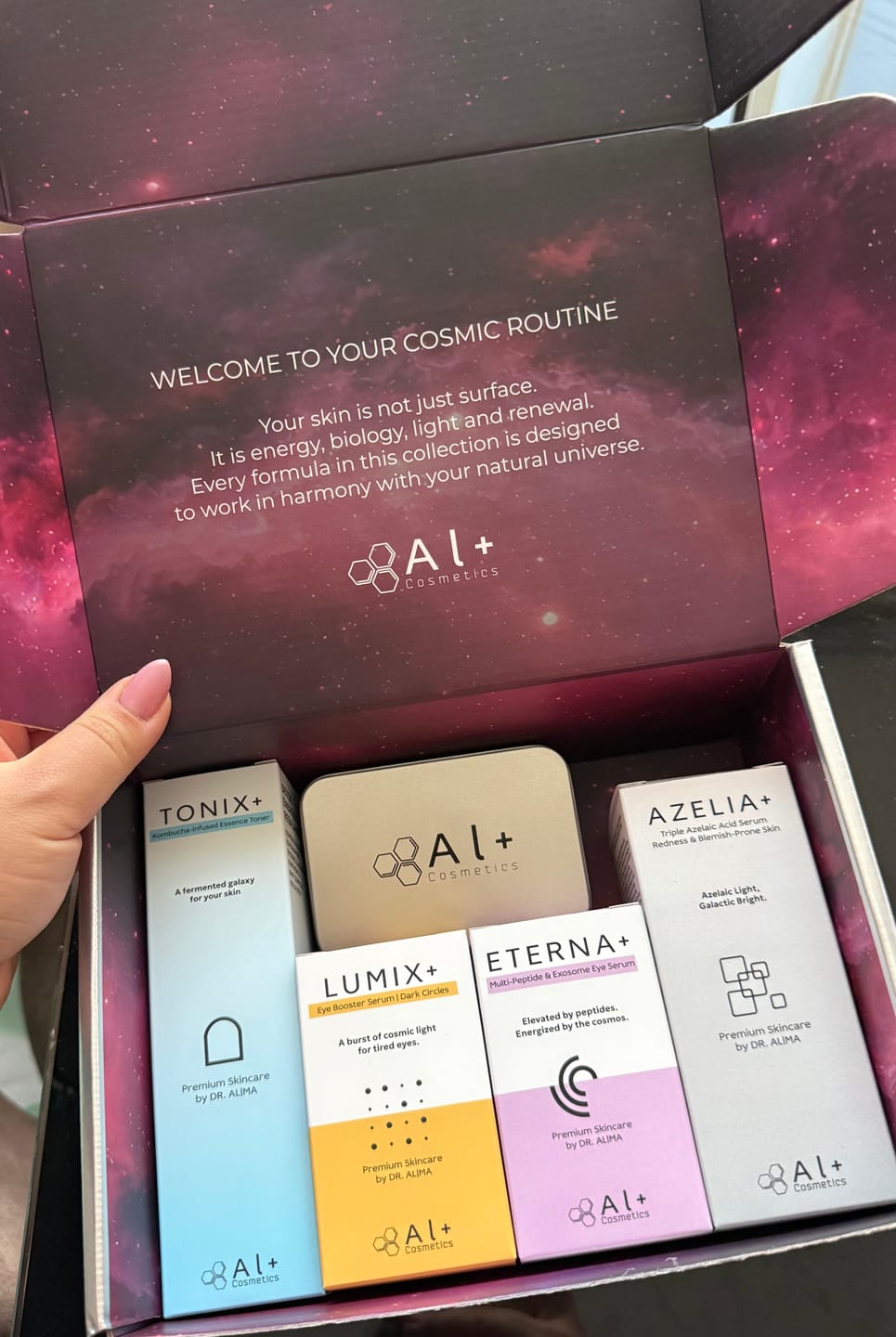 Customer photo review of Skinstellar+ | Рутина за акне, петна и околоочна зона