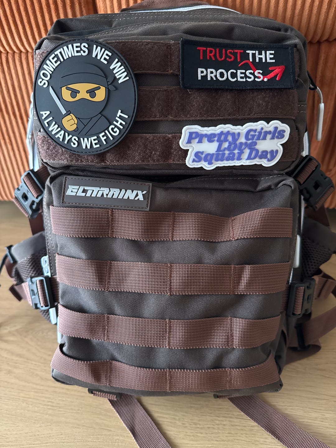 Customer photo review of Parche Pvc Sometimes We Win