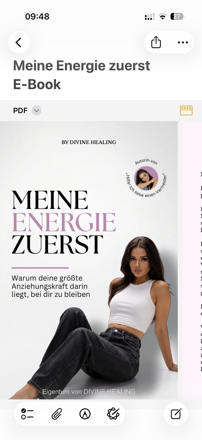 Customer photo review of E-Book: Meine Energie zuerst