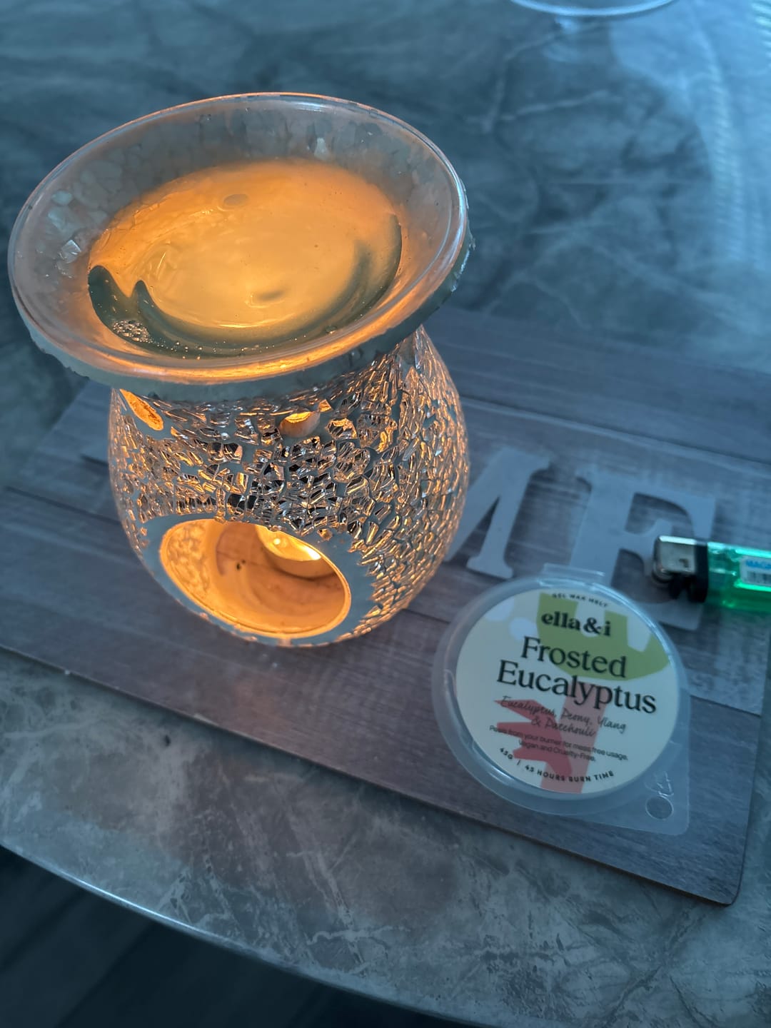 Customer photo review of Frosted Eucalpytus Gel Melt- 20% off Fragrance of the Month