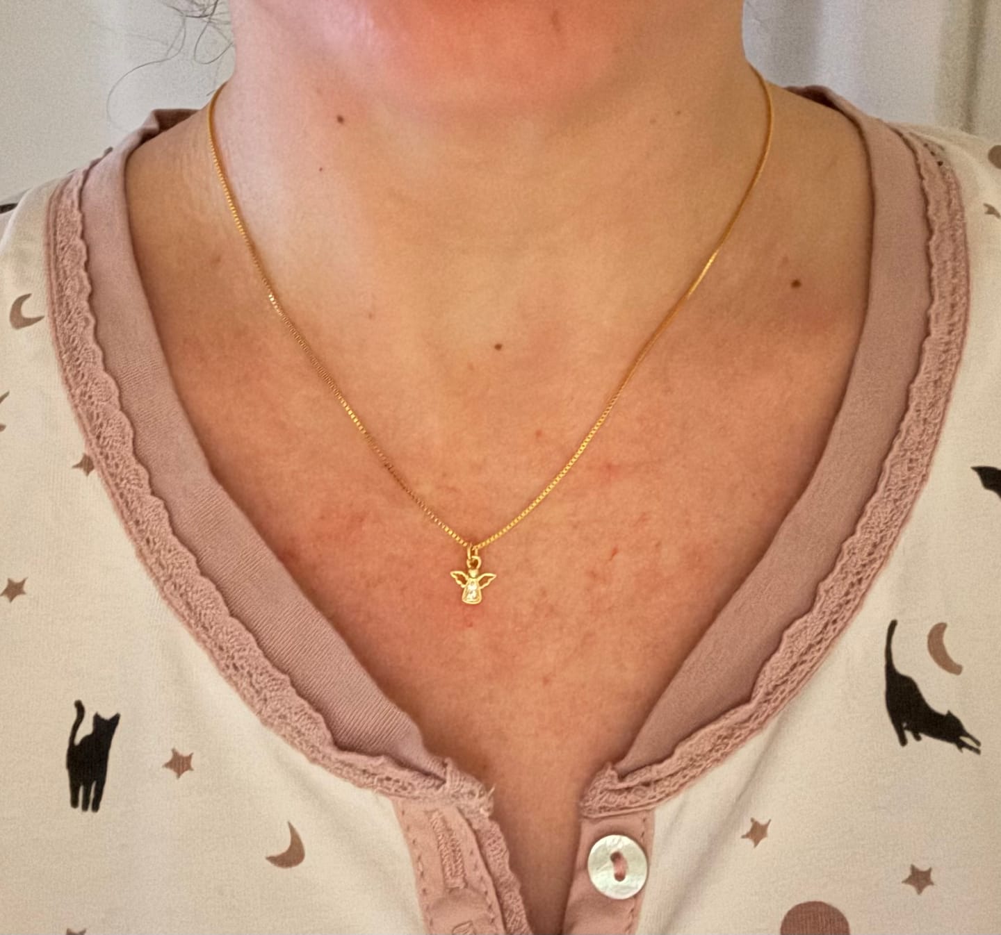 Customer photo review of Collar BB Ángel Frost, protección que se lleva con delicadeza